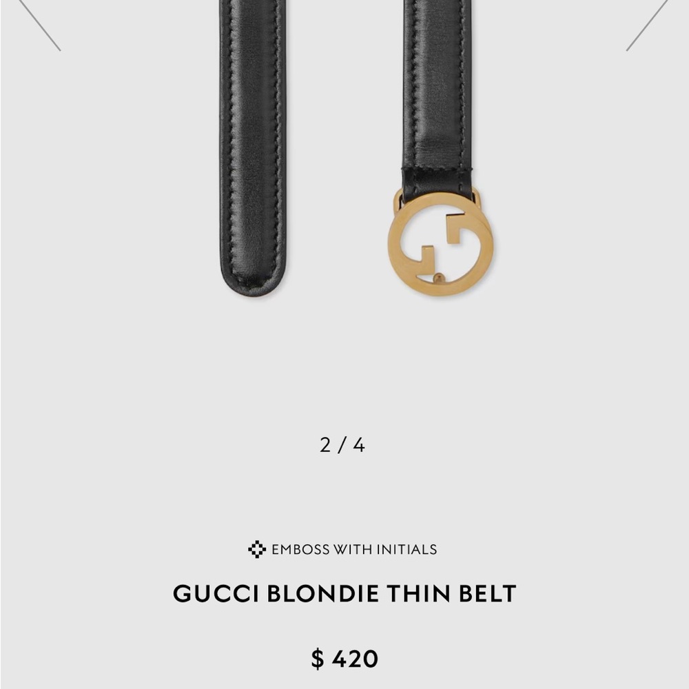 Stylish Gucci belt!